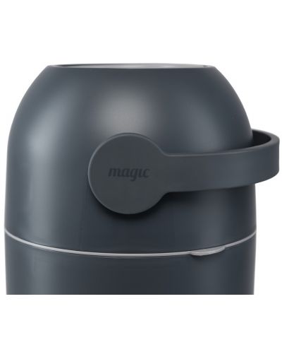 Δοχείο για πάνες Magic - Majestic, Graphite Grey - 3