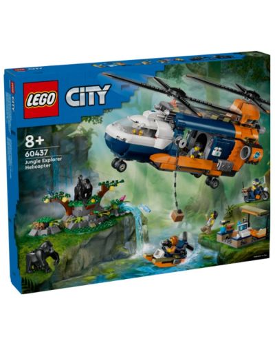 Κατασκευαστής LEGO City -  Jungle Explorer Helicopter at Base Camp  (60437) - 1