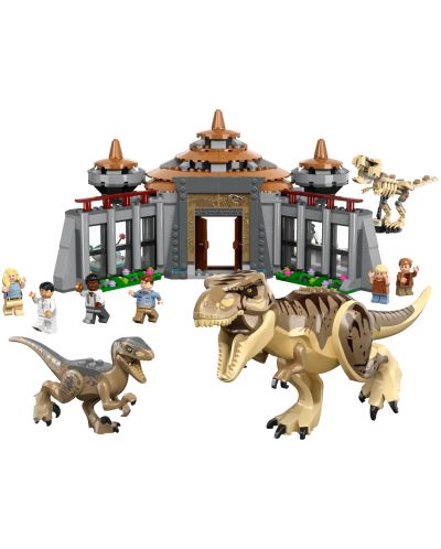 Κατασκευαστής LEGO Jurassic World -Κέντρο επισκεπτών με τον Rex και τον Raptor (76961) - 3