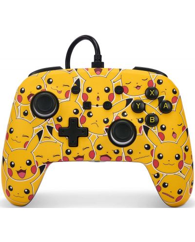 Χειριστήριο PowerA - Enhanced, ενσύρματο, για Nintendo Switch, Pikachu Moods - 1