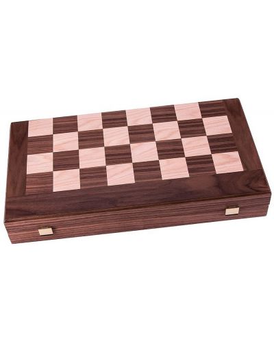 Σετ σκάκι και τάβλι Manopoulos - Καρυδιά, 48 x 25 εκ - 4