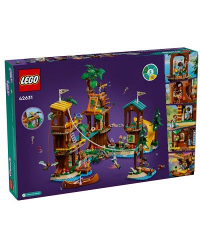 Κατασκευαστής LEGO Friends - Κατασκήνωση περιπέτειας Δεντρόσπιτο (42631) - 7