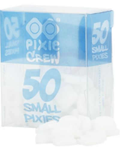 Μικρά Pixels σιλικόνης Pixie Crew PXP-01 – λευκά, 50 τεμάχια - 1