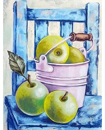 Σετ ζωγραφικής με διαμάντια TSvetnoy - Still Life with Green Apples - 1