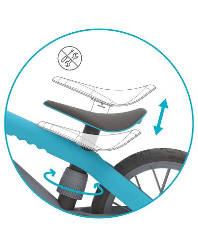 Ποδήλατο ισορροπίας Chillafish - Bmxie Moto, μπλε - 6