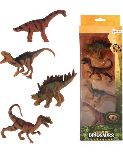 Σετ φιγούρες Toi Toys World of Dinosaurs - Δεινόσαυροι, 12 cm, ποικιλία - 1