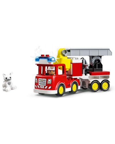 Κατασκευαστής LEGO Duplo Town -  Πυροσβεστικό όχημα, με ήχους (10969) - 4