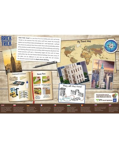 Κατασκευαστής Trefl Brick Trick Travel - Empire State Building - 2