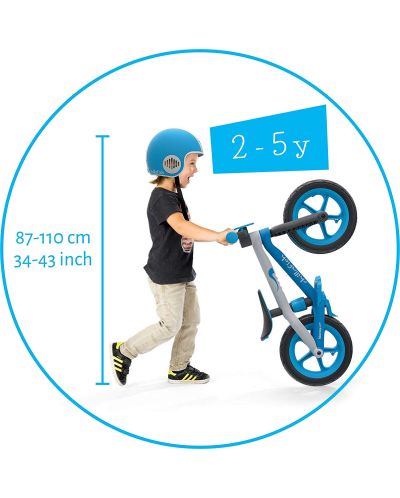 Ποδήλατο ισορροπίας Chillafish BMXIE 2 - Μπλε - 3