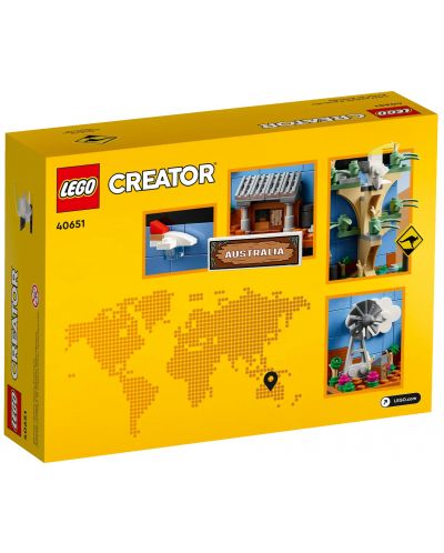 Κατασκευαστής LEGO Creator - Изглед от Австралия (40651) - 2