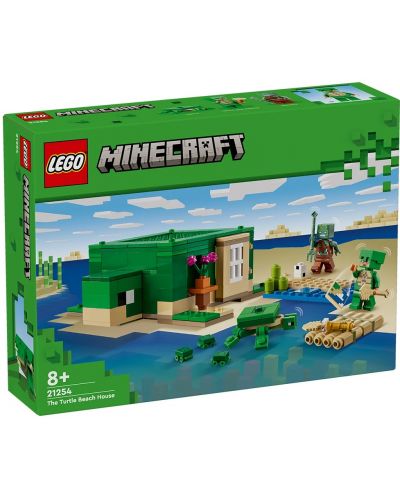 Κατασκευαστής LEGO Minecraft - Το σπίτι της χελώνας στην παραλία (21254) - 1