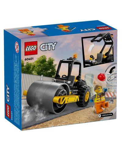 Κατασκευαστής LEGO City - Κύλινδρος ασφάλτου οικοδομών  (60401) - 2