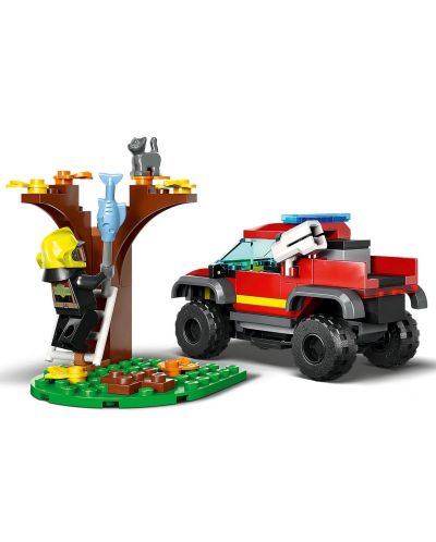 Κατασκευαστής  LEGO City -Πυροσβεστικό όχημα 4x4 (60393) - 4