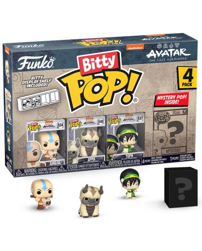 Σετ μίνι φιγούρες Funko Bitty POP! Animation: Avatar: The Last Airbender - 4-Pack (Series 1) - 1