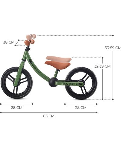 Ποδήλατο ισορροπίας KinderKraft - 2Way Next, πράσινο - 7