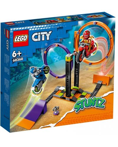 Κατασκευαστής LEGO City- Stuntz, Πρόκληση κασκαντέρ  (60360). - 1