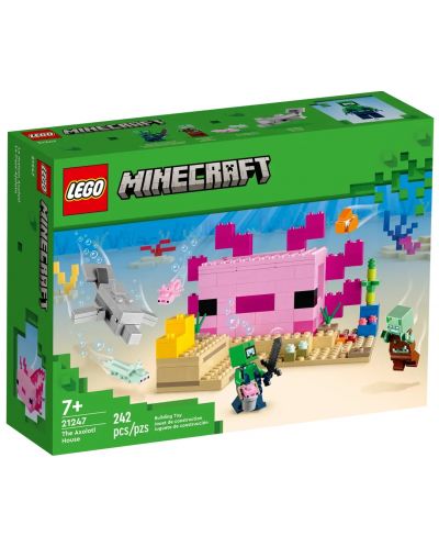 Κατασκευαστής   LEGO Minecraft - Axolotl House (21247) - 1