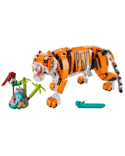 Κατασκευαστής 3σε1 Lego Creator - Μεγαλοπρεπής τίγρης  (31129) - 4