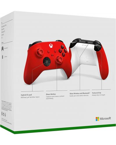 Ελεγκτής Microsoft - για  Xbox,ασύρματος,Pulse Red - 6