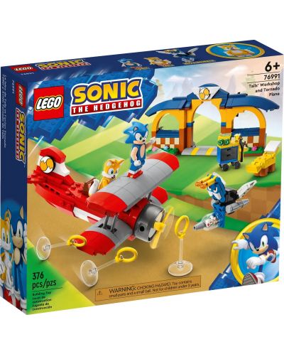 Κατασκευαστής   LEGO Sonic - Tails' Workshop and Tornado Plane (76991) - 1