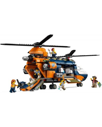 Κατασκευαστής LEGO City -  Jungle Explorer Helicopter at Base Camp  (60437) - 3