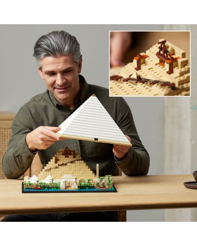 Κατασκευή Lego Architecture - Μεγάλη Πυραμίδα της Γκίζας (21058) - 5