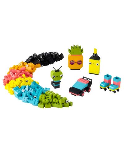 Κατασκευαστής  LEGO Classic - Δημιουργική διασκέδαση με νέον (11027) - 2