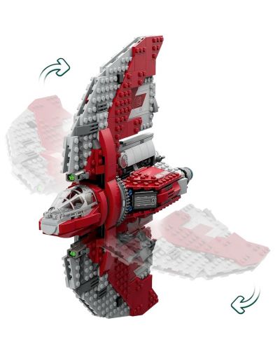 Κατασκευαστής LEGO Star Wars -  Ahsoka Tano's T-6 Jedi Shuttle (75362) - 5