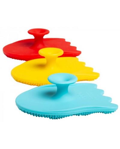 Σετ παιχνιδιών μπάνιου Ubbi -Παιχνίδια σιλικόνης με βεντούζες 3 τεμαχίων - 3