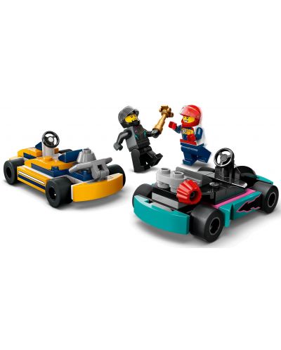 Κατασκευαστής LEGO City Great Vehicles -Καρτ αυτοκίνητα και αγωνιστές(60400) - 4