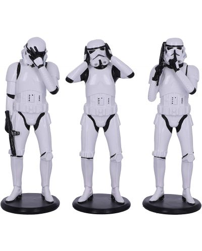 Σετ ειδώλων Nemesis Now Star Wars: Original Stormtrooper - Three Wise Stormtroopers, 14 εκ - 1