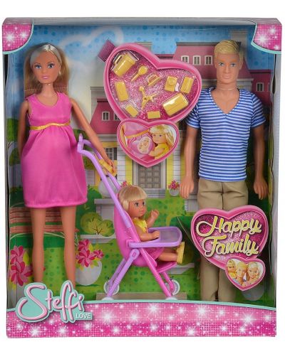 Σετ κούκλες Simba Toys Steffi Love - Ευτυχισμένη οικογένεια - 2