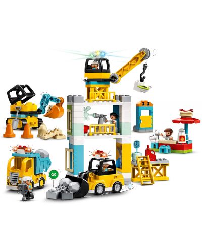 Κατασκευαστής Lego Duplo Town - Γερανός κατασκευής (10933) - 4