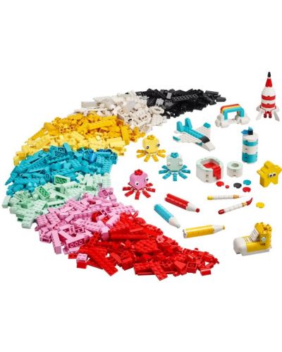 Κατασκευαστής LEGO Classic - Creative building set with colored bricks (11032) - 2