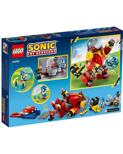 Κατασκευαστής   LEGO Sonic -Sonic εναντίον Dr. Eggman's Robot (76993) - 9