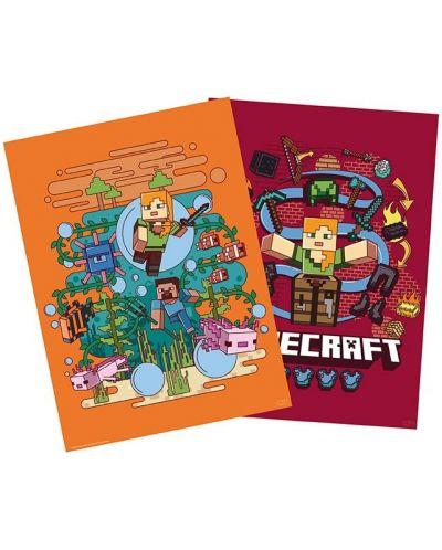 Σετ μίνι αφίσες GB eye Games: Minecraft - Core Minecraft - 1