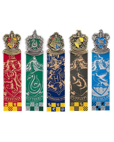 Σετ σελιδοδείκτες The Noble Collection Movies: Harry Potter - Crests - 1