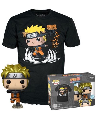 Σετ Funko POP! Collector's Box: Animation - Naruto Shippuden - Naruto Uzumaki Running (Metallic) (Special Edition) - 1