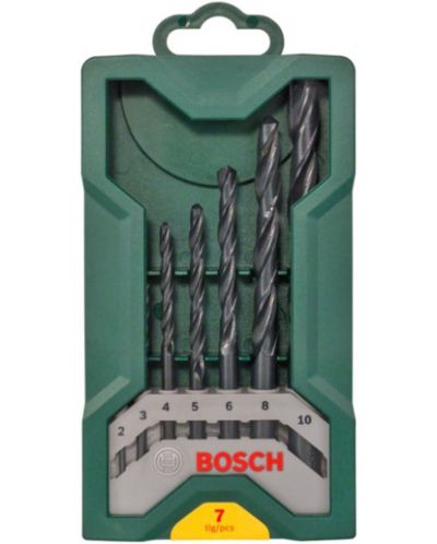 Σετ τρυπανιού Bosch - Mini X-Line, 7 εξαρτήματα - 2