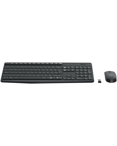 Σετ ασύρματο ποντίκι και πληκτρολόγιο Logitech - MK235, 2.4GHZ, μαύρο - 12