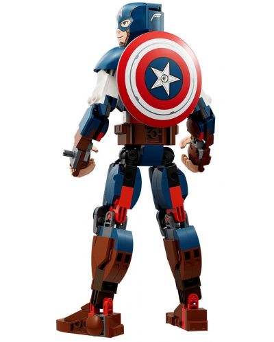Κατασκευαστής LEGO Marvel Super Heroes - Φιγούρα για κατασκευή του Captain America (76258) - 3