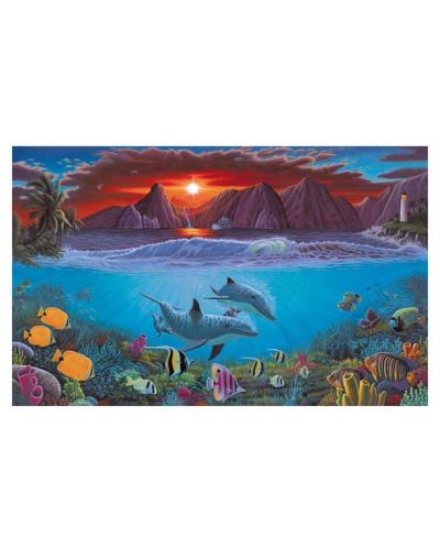 Σετ ζωγραφικής με ακρυλικά χρώματα Royal - Ζωή στον ωκεανό, 39 х 30 cm - 1
