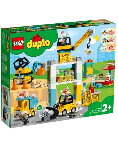 Κατασκευαστής Lego Duplo Town - Γερανός κατασκευής (10933) - 1
