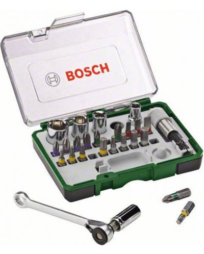 Σετ μύτης και καστάνιας  Bosch - 27 τεμάχια , Ø6/7/8/10/13 mm - 1