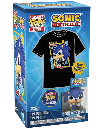 Σετ Funko POP! Collector's Box: Games - Sonic (Flocked) - 5