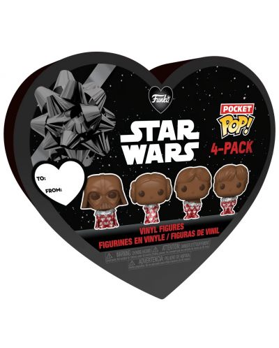 Σετ μίνι φιγούρες  Funko Pocket POP! Movies: Star Wars - Happy Valentine's Day Box - 3