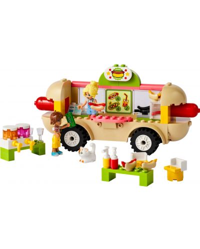 Κατασκευαστής LEGO Friends - Φορτηγό για χοτ ντογκ(42633) - 2