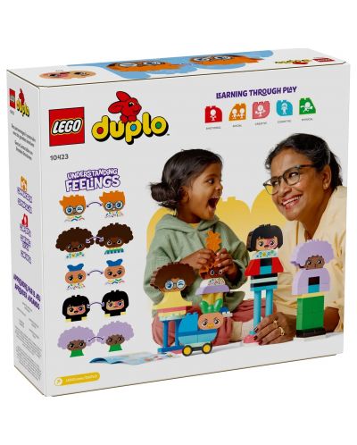 Κατασκευαστής LEGO Duplo -Συναρμολογούμενοι άνθρωποι με μεγάλα συναισθήματα (10423) - 1