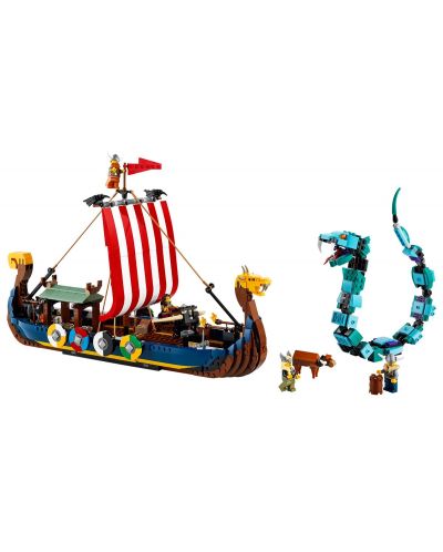 Κατασκευαστής  LEGO Creator 3 σε 1-Το πλοίο των Βίκινγκ και το φίδι Midgard - 3