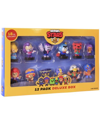 Μίνι σετ φιγούρες  P.M.I. Games: Brawl Stars - 12 Pack Deluxe Box Stampers(ποικιλία ) - 1